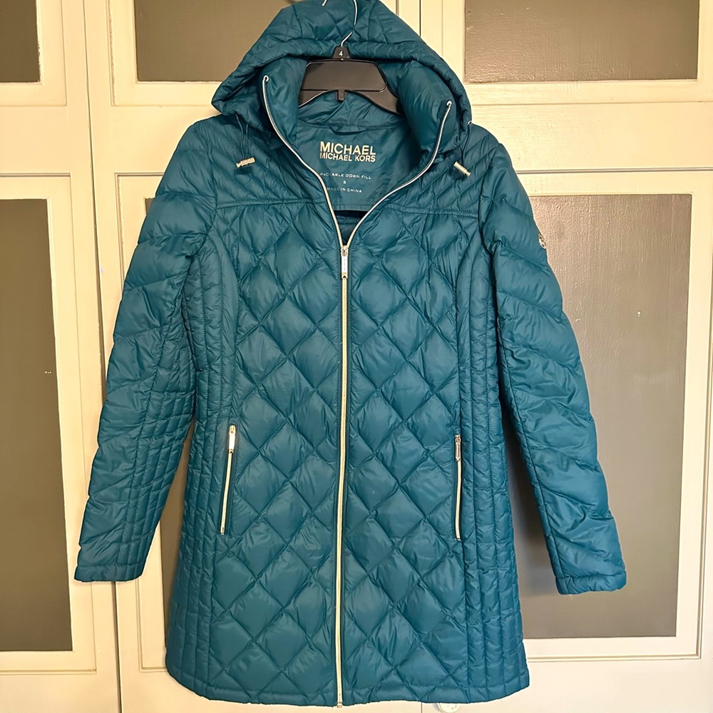 Michael Kors packable down coat